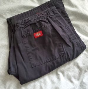 Dickies black medium tall scrub pants
